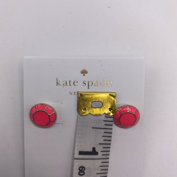 Kate Spade Pink & Gold Studs - Picture 4 of 5